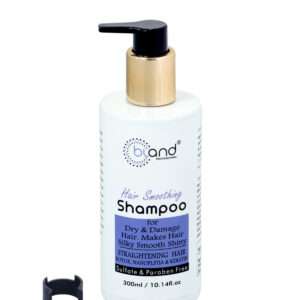 Bland Professional Hair Smoothing Shampoo | Sulfate & Paraben Free for Dry & Damaged Hair | Keratin Care Formula